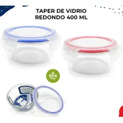 GENERICO - TAPER DE VIDRIO HERMETICO