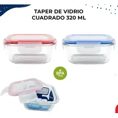 GENERICO - TAPER DE VIDRIO HERMETICO