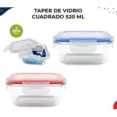 GENERICO - TAPER DE VIDRIO HERMETICO