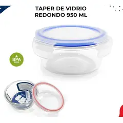 GENERICO - TAPER DE VIDRIO HERMETICO