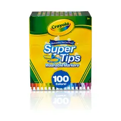 CRAYOLA - PLUMONES SUPER TIPS X 100 UND
