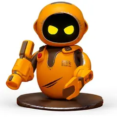 GENERICO - Robot Eilik dorado con inteligencia emocional especial