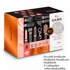 Gama - Cepillo Modelador Multistyler UniQ Flow 9 en 1
