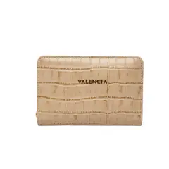 VALENCIA LEATHER - BILLETERA MONEDERO MEDIANO DAMA VALENCIA