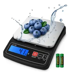 GENERICO - Balanza Digital Cocina 5kg Alta Precisión Acero Inoxidable