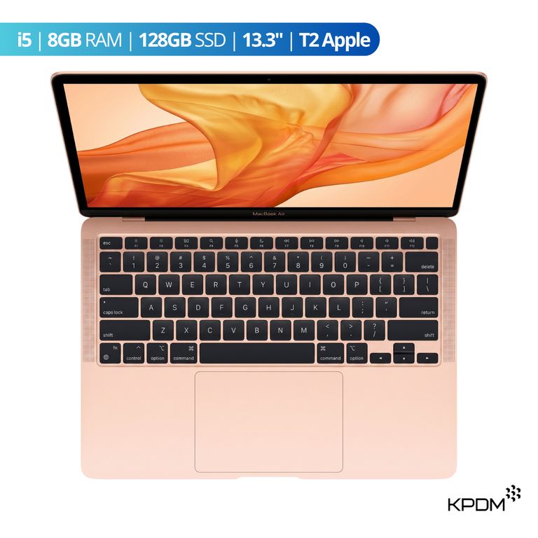 MacBook Air 2018 13.3" i5 8GB RAM + 128GB SSD Oro Rosa Reacondicionado Grado A
