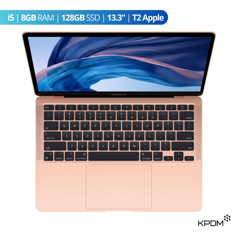 MacBook Air 2019 13.3" i5 8GB RAM + 128GB SSD Oro Rosa Reacondicionado Grado A