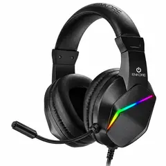 ENKORE - Audífonos Gamer con Micrófono LED Rainbow para PC y Laptop Winner EKHG G1001 U USB