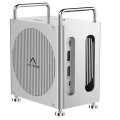 GENERICO - Estación de trabajo ACASIS Pro Dock para Mac mini M4, 40 Gbps y doble SSD, blanco