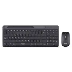MICRONICS - KIT QUANTUM BLACK TECLADO + MOUSE WIFI