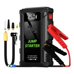 OEM - Arrancador de Auto Camioneta y SUV hasta 8L con Inflador y Luz LED