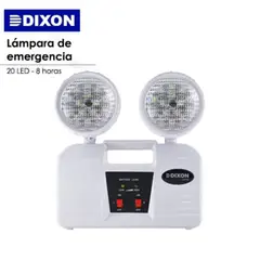 DIXON - LUZ DE EMERGENCIA 20 LED 8 HORAS