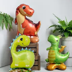 GENERICO - Globos de Dinosaurios Fiesta Infantil -Decoración Cumpleaños Fiesta Temática Jurásica - 3 piezas