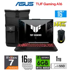 ASUS - Laptop TUF Gaming A16 FA607 Ryzen 7-7445HS Nvidia 6gb RTX4050 16gb Ram 1tb ssd 16 Wuxga 144Hz