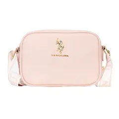 US POLO ASSN - CARTERA CROSSBODY CANVAS CLASSIC ZIP ROSA