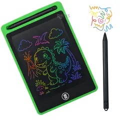 OEM - Pizarra Mágica LCD Escribe Dibuja y Borra fácilmente Verde 8.5 Pulgadas para Niños