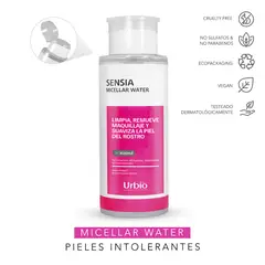 SENSIA - Agua micelar limpieza facial para piel sensible 300 ml