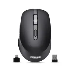MICRONICS - MOUSE INALAMBRICO RHAPSODY M704-3M + PAD MOUSE