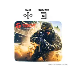 TEROS GAMING - Mousepad Teros Te-3018S Superficie Suave Y Antideslizante Para Gaming