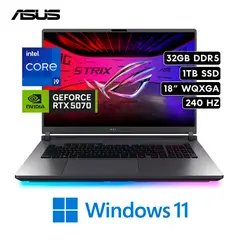 ASUS - Laptop ROG G815JPR - Intel Core i9 14900HX RAM 32GB 1TB SSD RTX 5070 8GB 18″ 2.5 K 240Hz W11