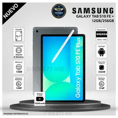 SAMSUNG - Tablet Galaxy Tab S10 FE Plus 13.1 pulg. WUXGA 256GB 12GB RAM - GRAY