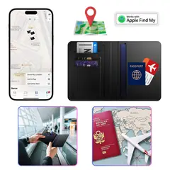 HOCO - Localizador Bluetooth - Funda inteligente Antipérdida para Pasaporte Carga inalámbrica
