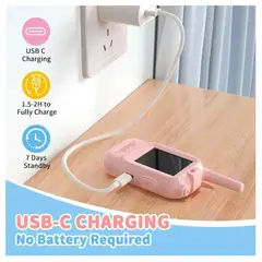 GENERICO - Walkie-talkies de video para niños