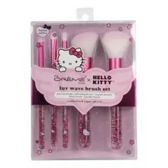 SANRIO - Set de brochas para maquillaje Hello Kitty