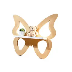 Pelikano - Repisa Estantería Infantil Mariposa – Decoración Mágica para Habitaciones
