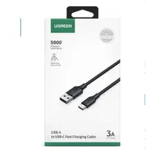GENERICO - Cable Ugreen Us287 Usb A A Usb C 3a 1 Metro Nylon