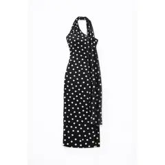 BANATY - VESTIDO DE TULL ESTAMPADO CON HEBILLA PRINT LUNARES VENUS