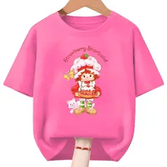 GENERICO - Polos Algodon Rosa Strawberry - Talla 6 hasta XL