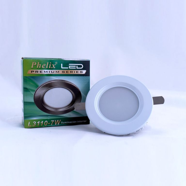 SPOT DE 7W LUZ BLANCA COLOR BLANCO 220V 500LM