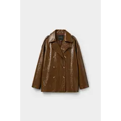 LUVARO - Trench Midi Leather
