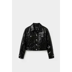 LUVARO - Casaca Leather Crop