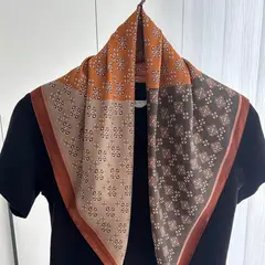 KAST PE - Pañoleta Bandana Pañuelo Caramel de 70x70 cm