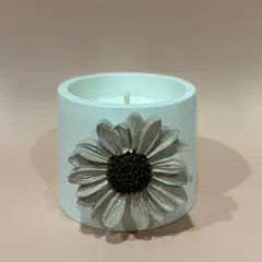 GENERICO - Maglo Home - Vela de soya envase con flor aromatica granada intensa