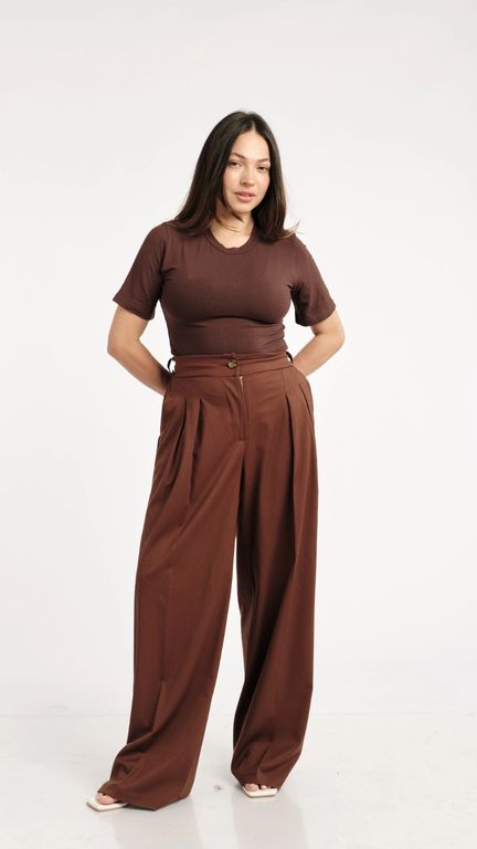 Top Polo Basico de Gamuza -