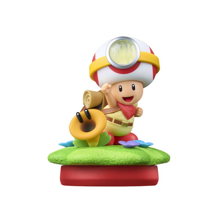 Amiibo Super Mario Bros Wonder-Captain Toad & Talking Flower