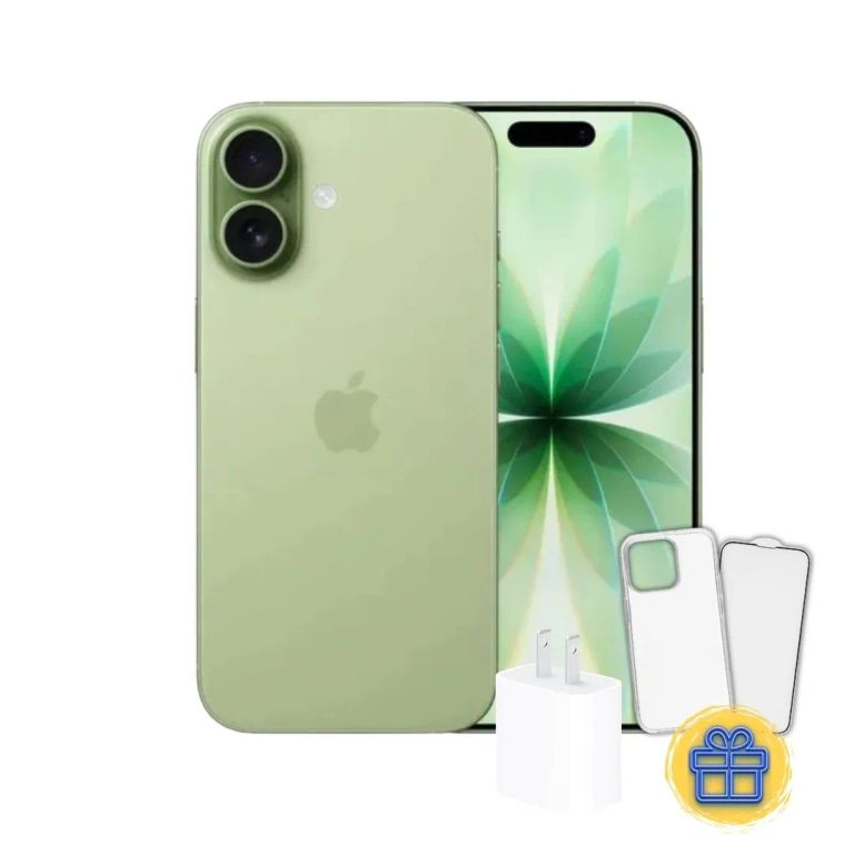 IPHONE 17 256GB ESIM- VERDE + CARGADOR + CASE