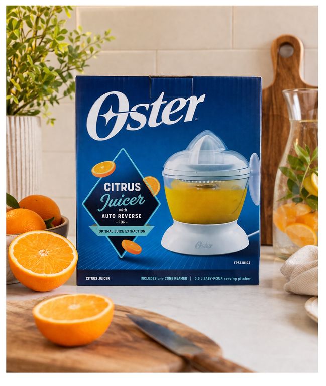 Exprimidor de Cítricos Automático 0.5L con Auto Reverse y Jarra