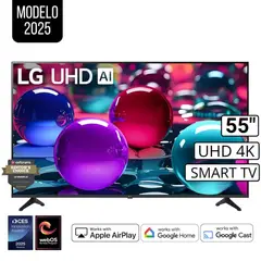 LG - TV 55" LED UHD 4K Thinq AI 55UA7300PSB Modelo 2025