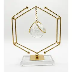 GIADE - Adorno Péndulo de Metal Dorado 18 cm