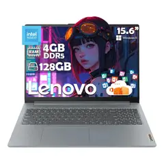 LENOVO - Laptop Ideapad Slim 3 15ian8 Intel N100 128gb 4gb Ram Ddr5 Windows 11 Home + Office