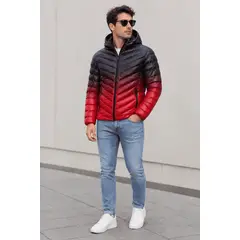 GENERICO - CASACA SLIMFIT CON CAPUCHA DE PELUCHE DESMONTABLE
