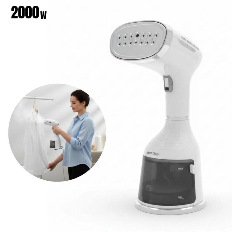 Plancha de Vapor Portátil SC-9759 para Ropa 2000W Planchado Vertical y Horizontal - Blanco - M