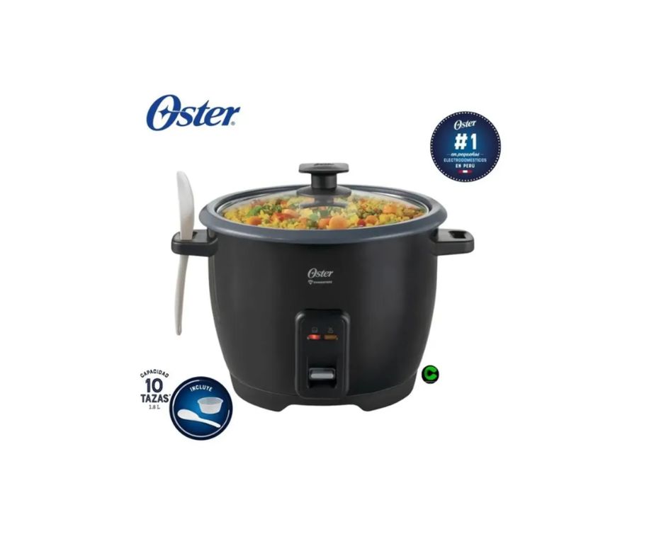 Arrocera Multifuncional CKSTRCB10DFBLK-053 10 Tazas Negro