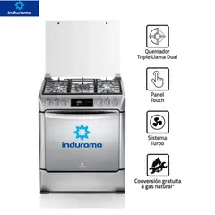 INDURAMA - Cocina Montecarlo Zafiro Croma 5 quemadores