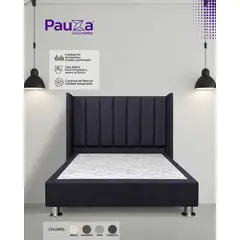 PAUZA - DORMITORIO PREMIUM LINEAL KING GRAFITO