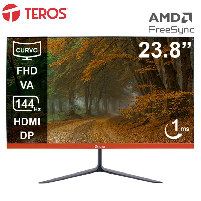MONITOR GAMER TE-2403S 23.8 FHD VA 144HZ HDMI DP